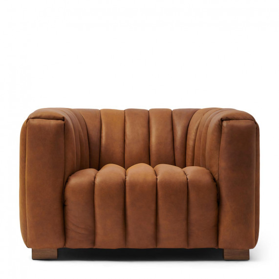 Pulitzer armchair leather cognac