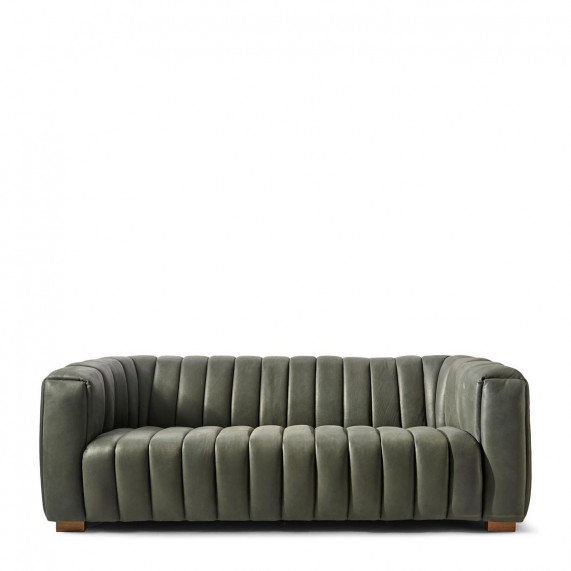 Pulitzer sofa 3 5s leather charcoal