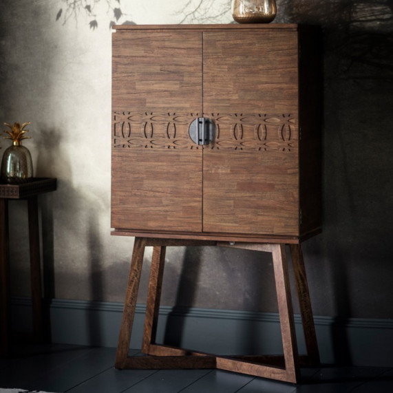 Boho retreat cocktail cabinet