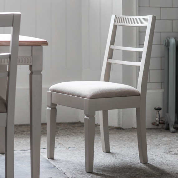 Bronte taupe dining chair