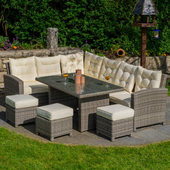 Oxford corner set with table