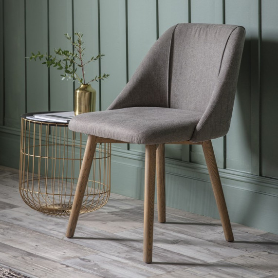 Modern elliot dining chair slate grey