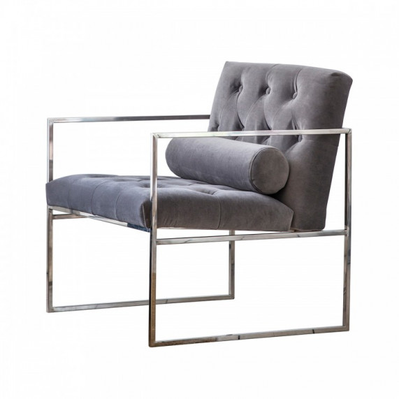 Modern armchair mirage velvet