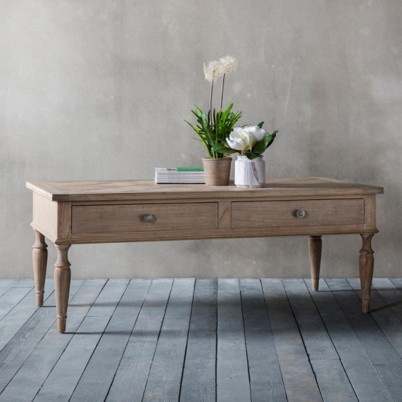 Vintage 2 drawer coffee table