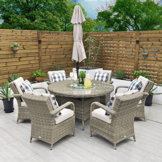 Chester round 6 seater set