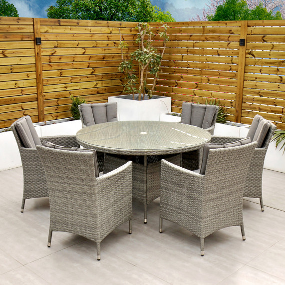 Cuba 6 seater round set