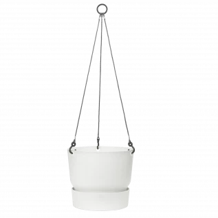 Greenville hanging basket 24cm white