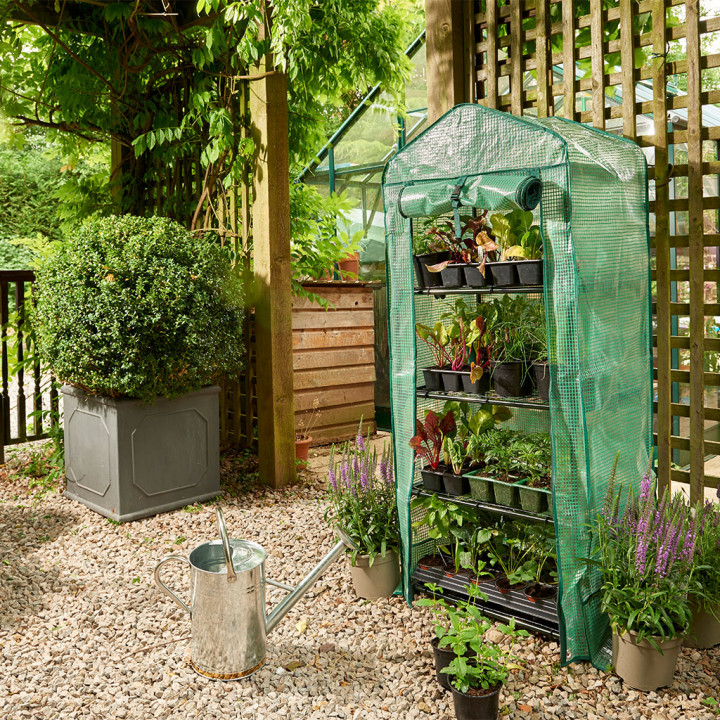 Gi premium 4 tier compact growhouse