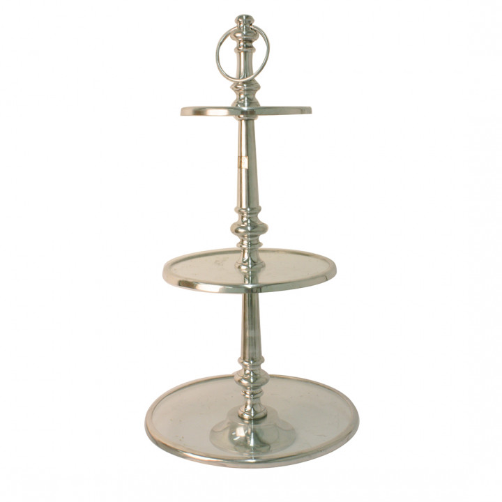Berkeley glass cakestand 3 levels