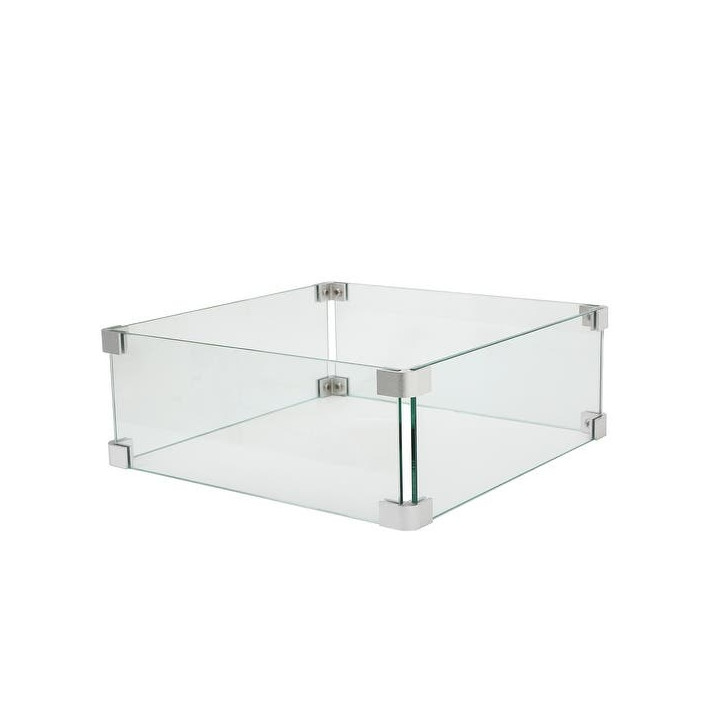 Cosiglass set square fire pit medium