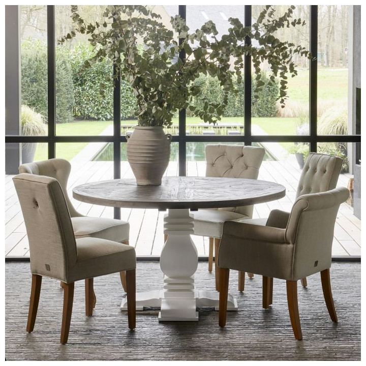 Crossroad round dining table dia 140 cm