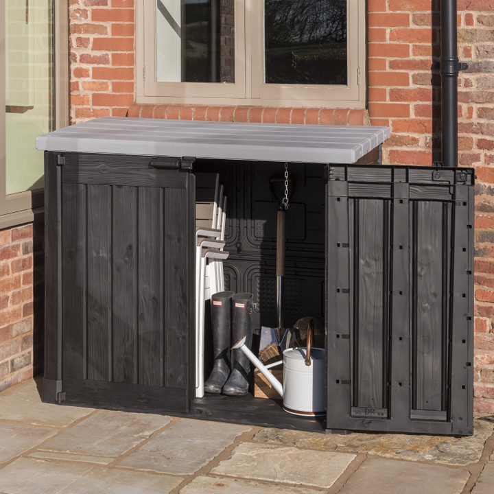 Hideaway xl storage box dark grey