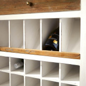 Driftwood wine cabinet