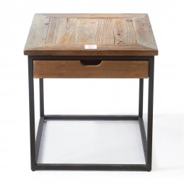 Shelter island end table with drawer