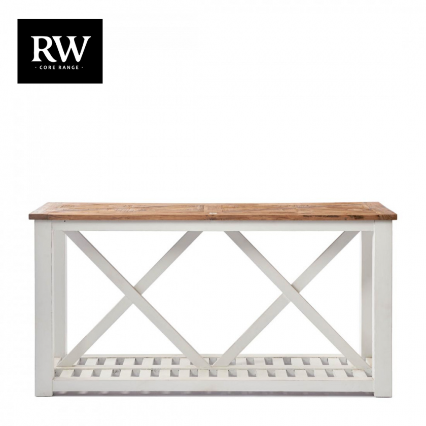 Château Chassigny Side Table with shelf, 160cm x 46cm