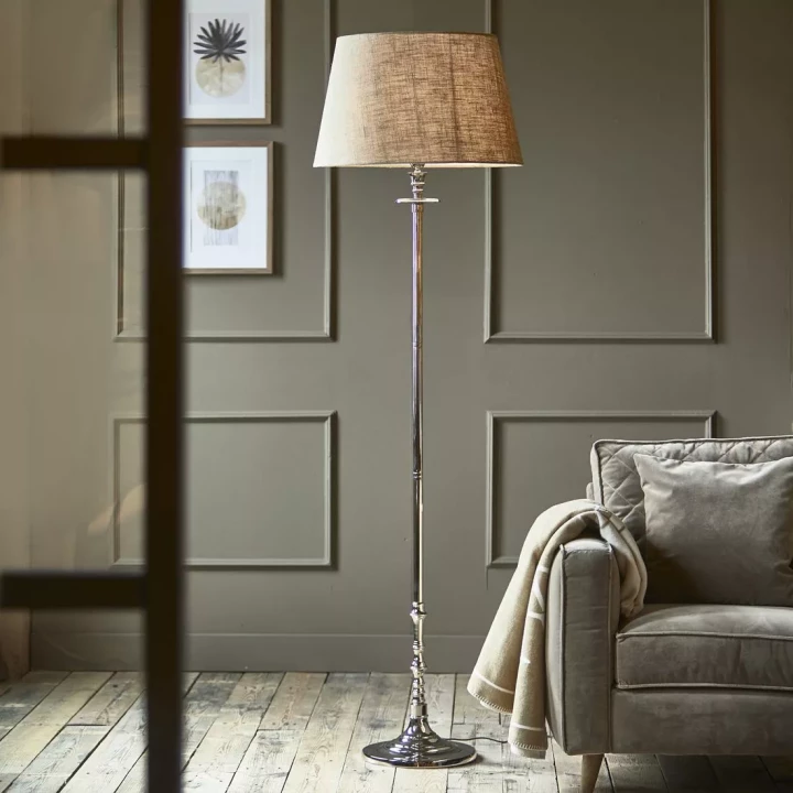 L hotel floor lamp