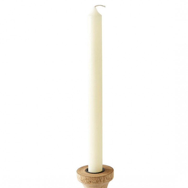Dinner candle off white 2x25