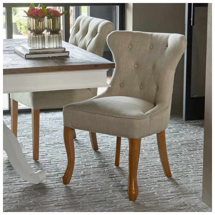 George dining chair linen