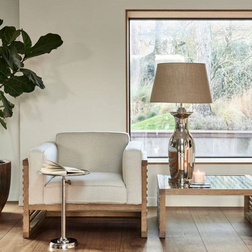 Classic Natural Linen Lampshade natural 42x55