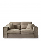 Metropolis sofa 2 5 seater washed cotton natural