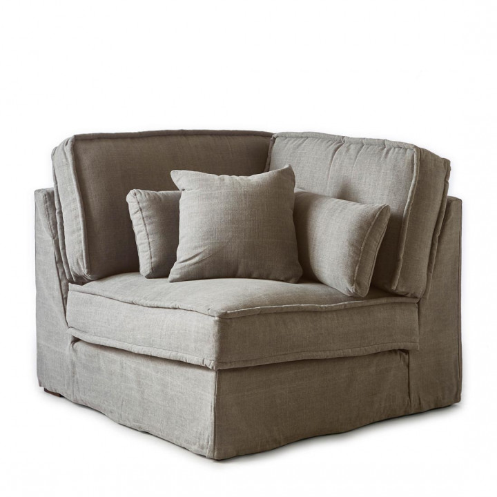 Metropolis corner washed cotton stone