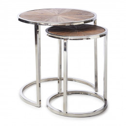 Greenwich end table set of 2
