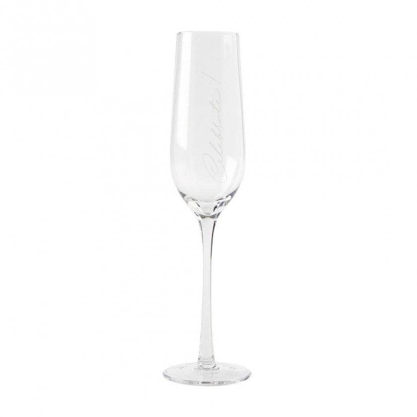 Celebrate Champagne Glass