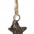 Rustic rattan christmas hanger star