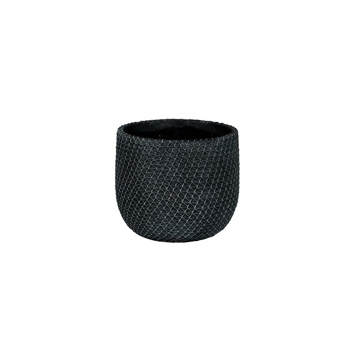 Venice 1 01z indoor planter black 20 5cm dia