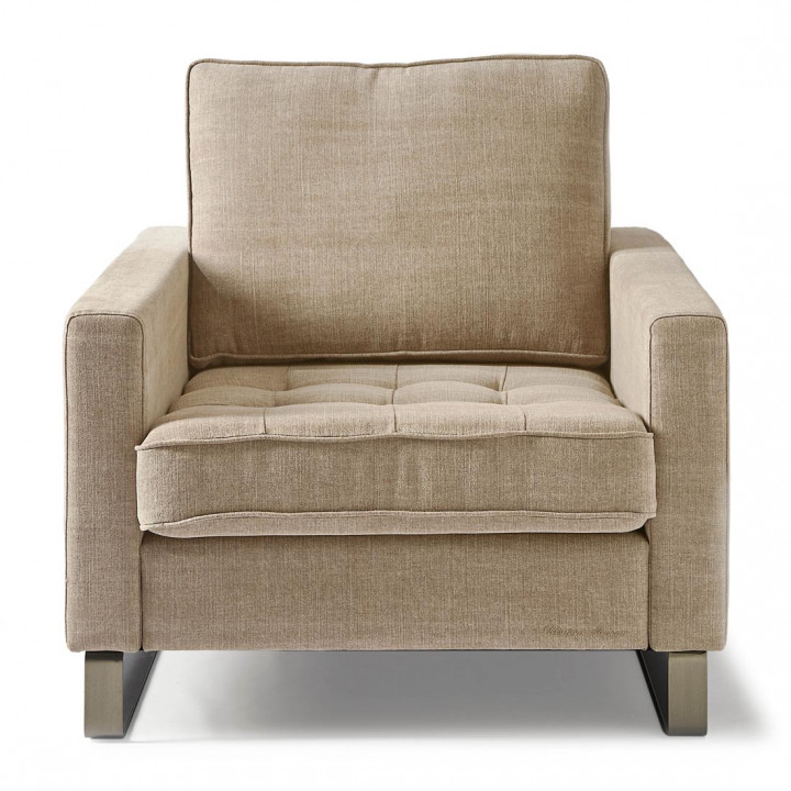 West houston armchair cotton natura