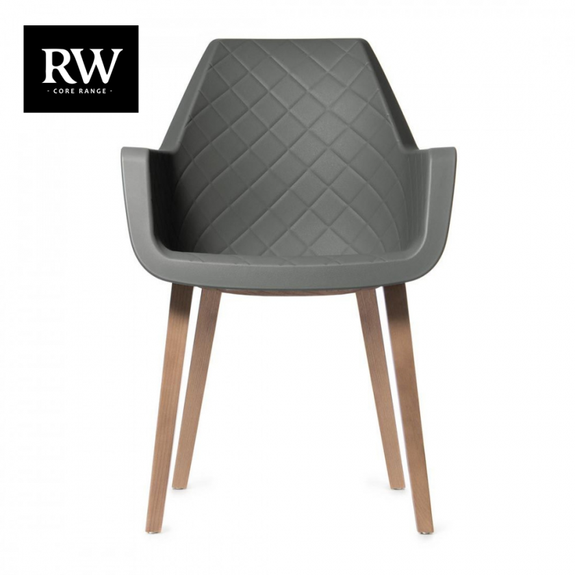 Amsterdam City Dining Armchair, cloudy grey