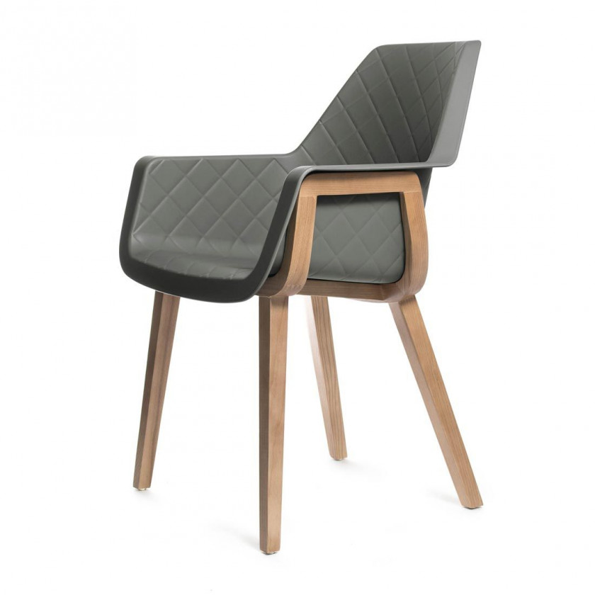 Amsterdam City Dining Armchair, cloudy grey