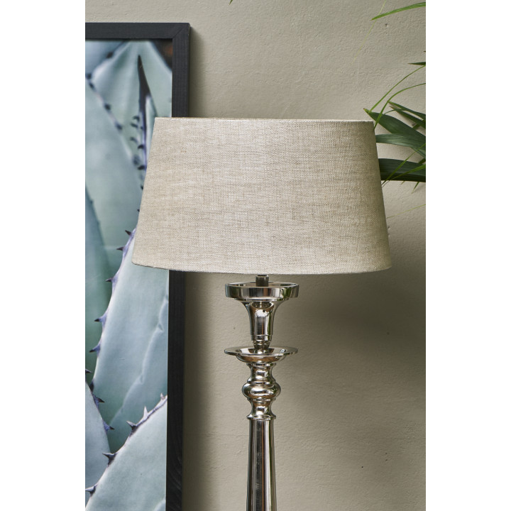 Loveable linen lampsh nat 25x30