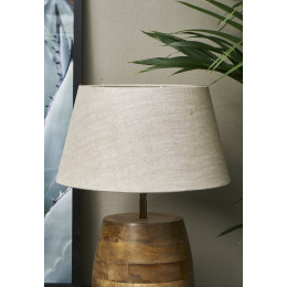 Loveable linen lampshade nat 28x38