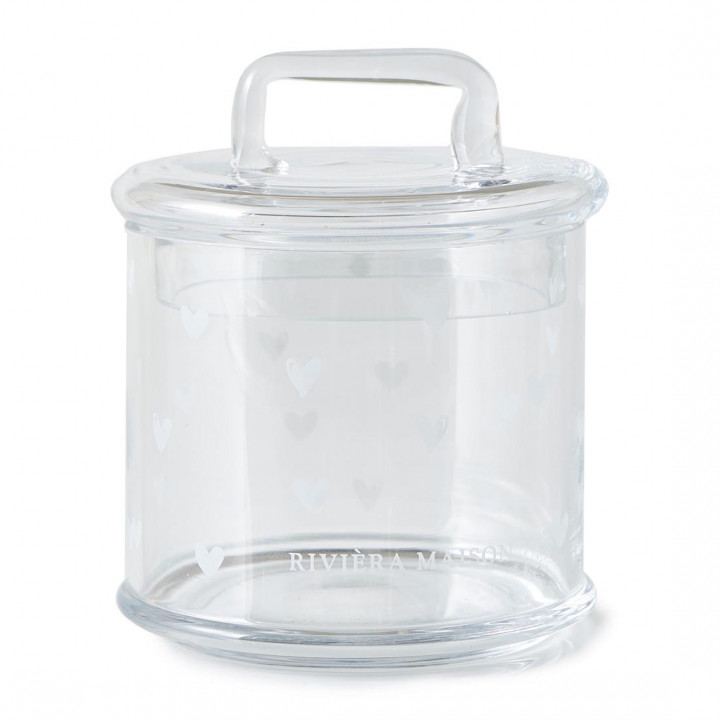 Lovely heart storage jar