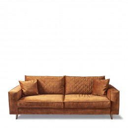 Kendall sofa 3 5 seater velvet cognac