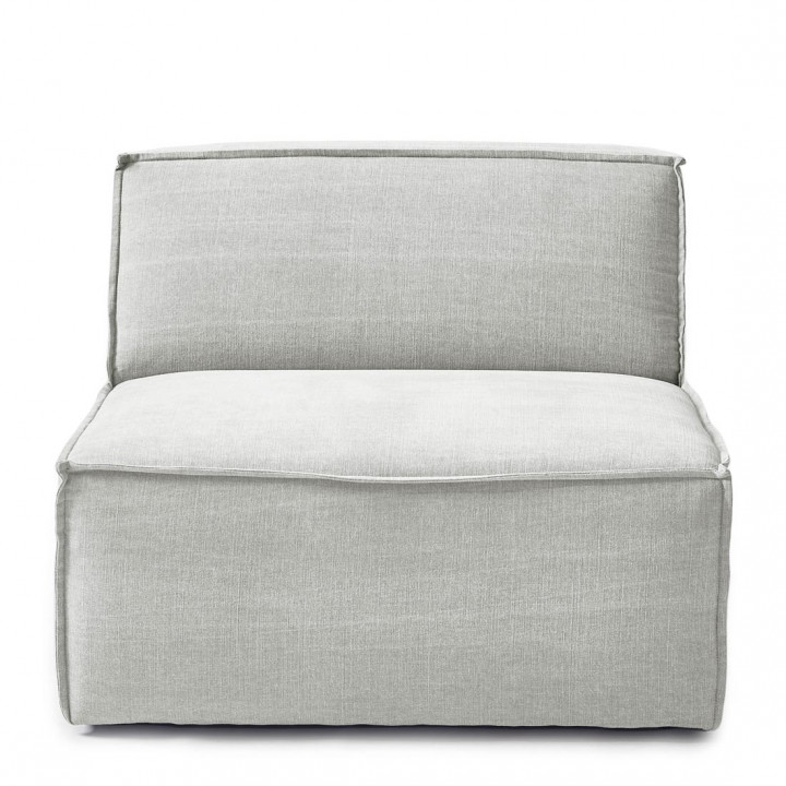 The jagger center 95cm washed cotton ash grey