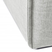The jagger center 95cm washed cotton ash grey