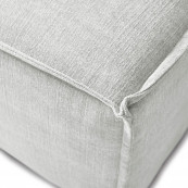 The jagger center 95cm washed cotton ash grey