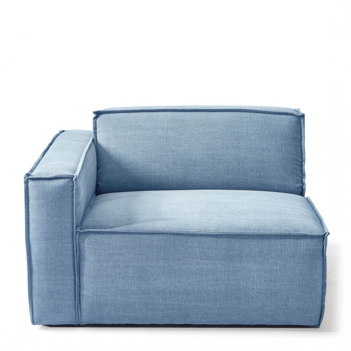 The jagger corner left washed cotton ice blue