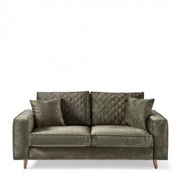 Kendall sofa 2 5 seater velvet ivy