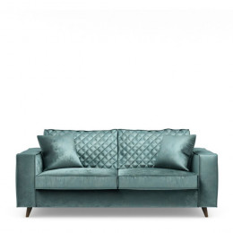 Kendall sofa 2 5 seater velvet mineral blue