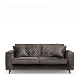 Kendall sofa 2 5 seater velvet grimaldi grey