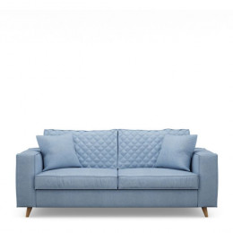 Kendall sofa 2 5 seater washed cotton ice blue