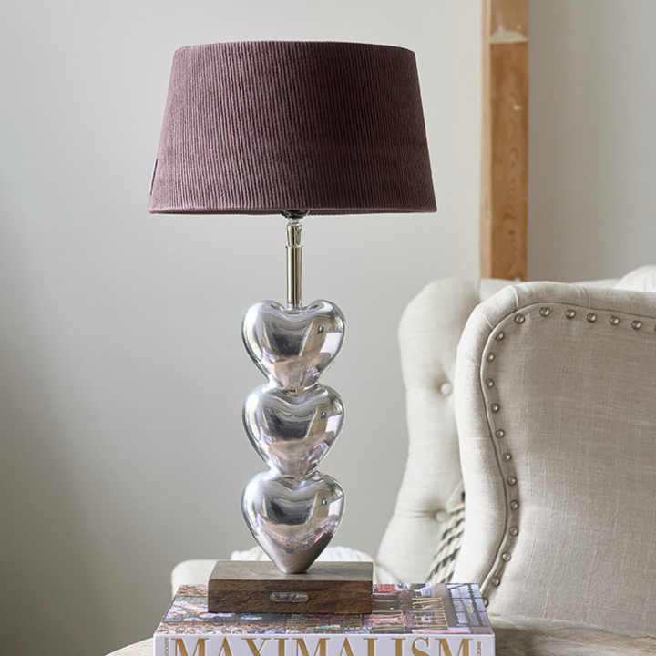 Lovely Heart Table Lamp Rathwood Lovely Heart Table Lamp Rathwood, Heart Table Lamp