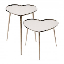Lovely heart end table s2