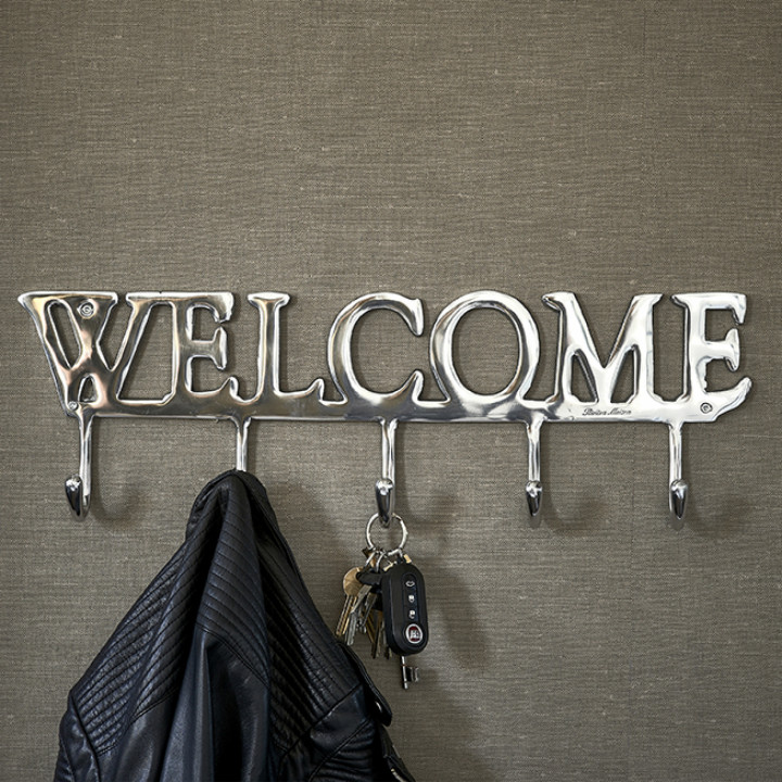 Welcome coat hanger