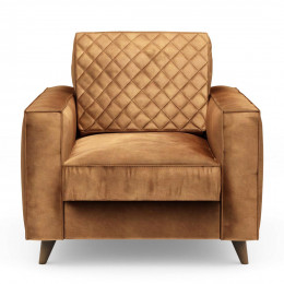 Kendall armchair velvet cognac