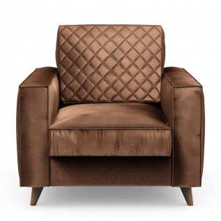 Kendall armchair velvet chocolate