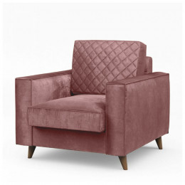 Kendall armchair velvet dusty pink
